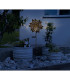 Solarleuchte Outdoor Portable Lamp Rust Colored IP44 Ball Clear Glass Shade LED 3000K-8