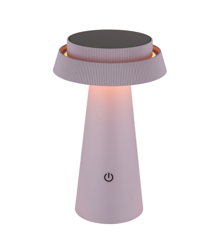 Solarleuchte Outdoor Portable Lamp Pink Matt IP54 LED Dimmable 1800-3000K Touch Dimmer-1
