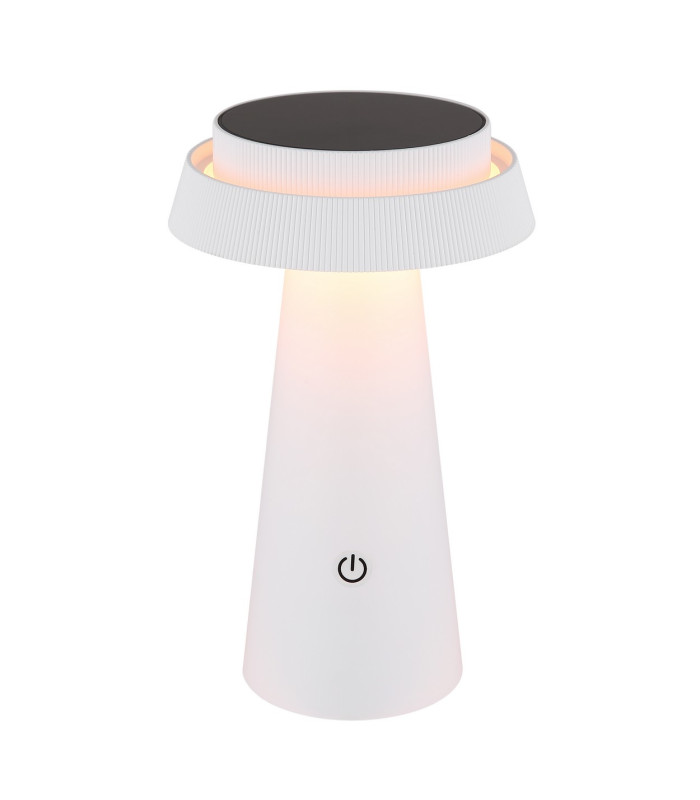 Solarleuchte Outdoor Portable Lamp White Matt IP54 LED Dimmable 1800-3000K Touch Dimmer-1