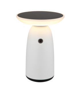 Solarleuchte Outdoor Portable Lamp White Matt IP54 LED Dimmable 3000K Touch Dimmer-1
