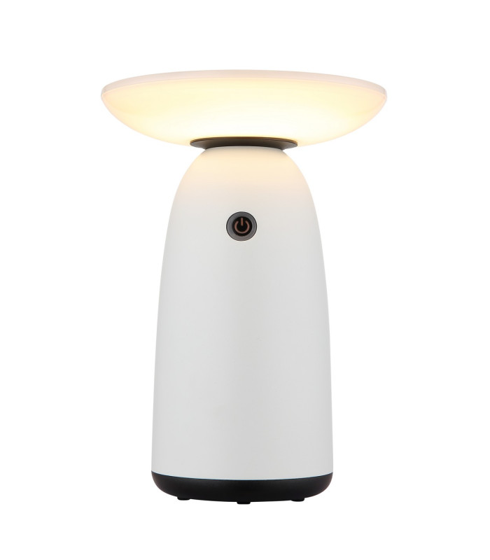 Solarleuchte Outdoor Portable Lamp White Matt IP54 LED Dimmable 3000K Touch Dimmer-3