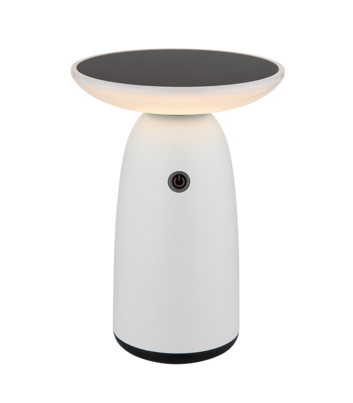 Solarleuchte Outdoor Portable Lamp White Matt IP54 LED Dimmable 3000K Touch Dimmer-5