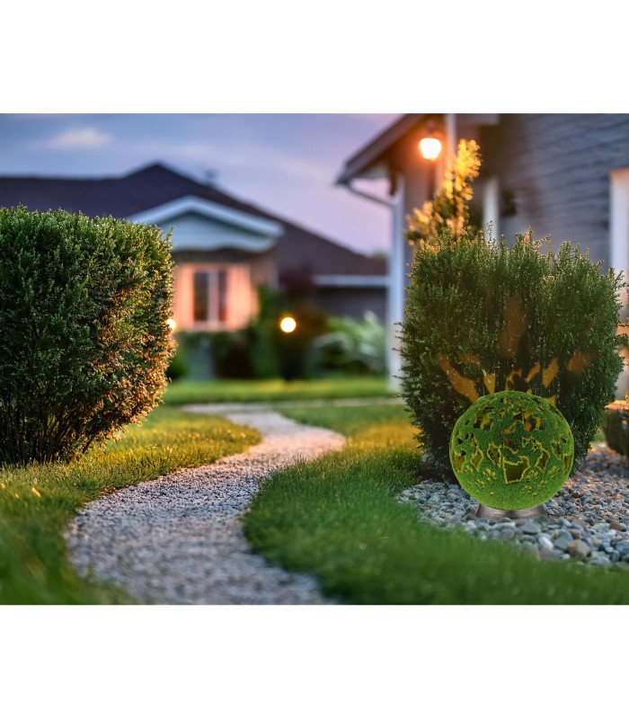 Solarleuchte Outdoor Portable Lamp Silver Grey IP44 LED 3000K-6