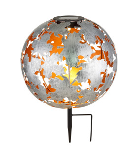 Solarleuchte Outdoor Spike Silver Grey IP44 LED 3000K-1