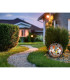 Solarleuchte Outdoor Spike Silver Grey IP44 LED 3000K-4