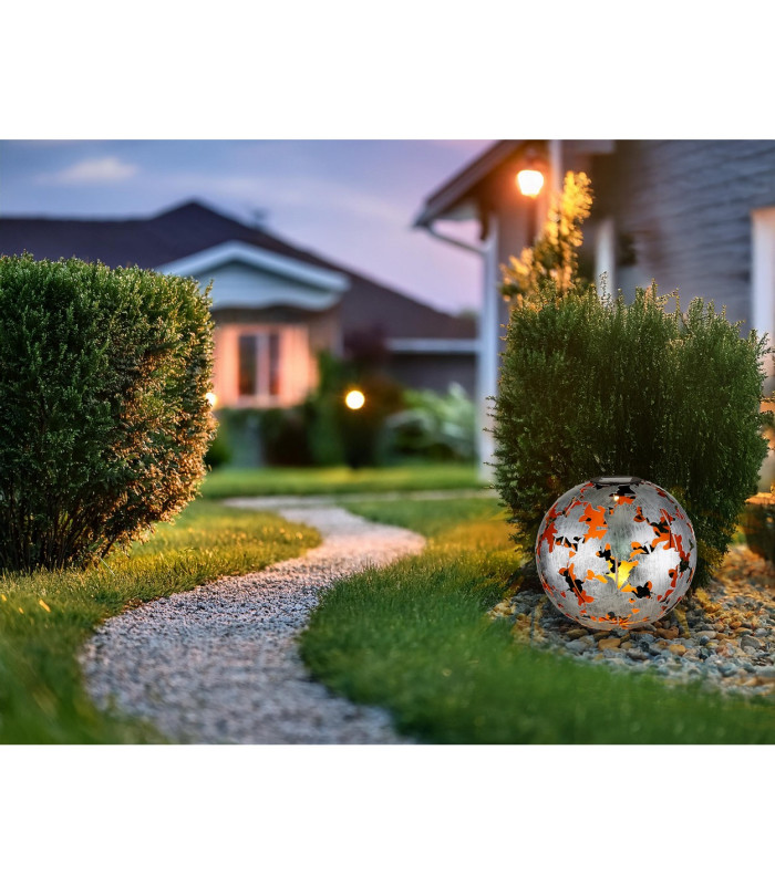 Solarleuchte Outdoor Spike Silver Grey IP44 LED 3000K-4