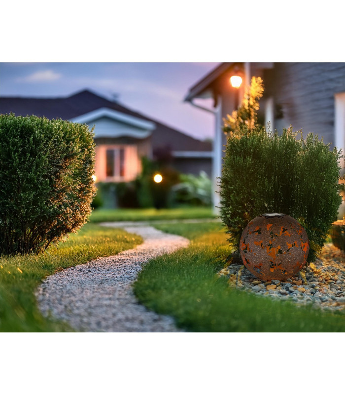Solarleuchte Outdoor Portable Lamp Rust Colored IP44 LED 3000K-4