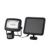 Solarleuchte PIR Outdoor Flood Light Black IP44 LED 2700K Dawn Dusk Sensor-2
