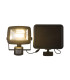 Solarleuchte PIR Outdoor Flood Light Black IP44 LED 2700K Dawn Dusk Sensor-3
