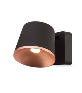 Integrated LED Indoor Wall / Ceiling Light Brown, Copper - 1