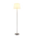 Joris Floor Lamp with Tapered Shade Nickel Matt 1x E27-1