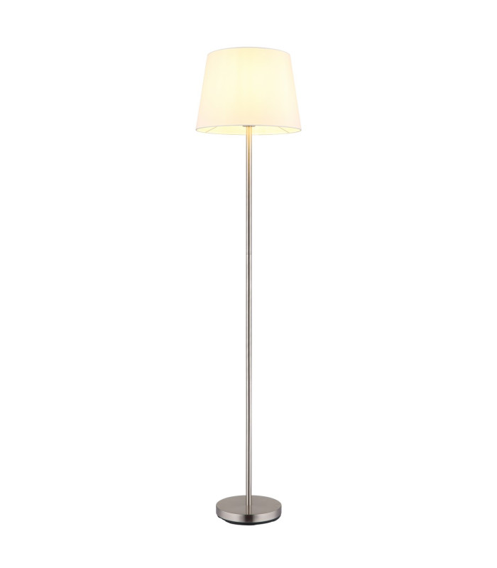 Joris Floor Lamp with Tapered Shade Nickel Matt 1x E27-1