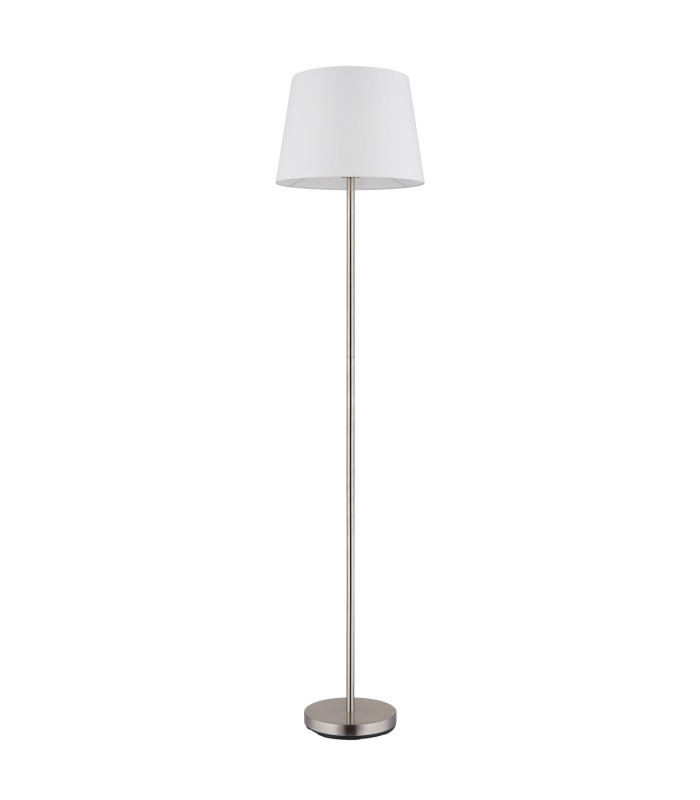Joris Floor Lamp with Tapered Shade Nickel Matt 1x E27-2