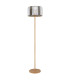 Run Floor Lamp with Shade Wood Look K5 Crystals Smoke Colored 1x E27-2