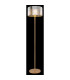Run Floor Lamp with Shade Wood Look K5 Crystals Smoke Colored 1x E27-5