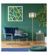 Run Floor Lamp with Shade Wood Look K5 Crystals Smoke Colored 1x E27-11