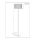 Run Floor Lamp with Shade Wood Look K5 Crystals Smoke Colored 1x E27-12