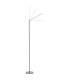 Carlo LED Integrated Floor Lamp Nickel Matt LED Dimmable 3000K Touch Dimmer-4
