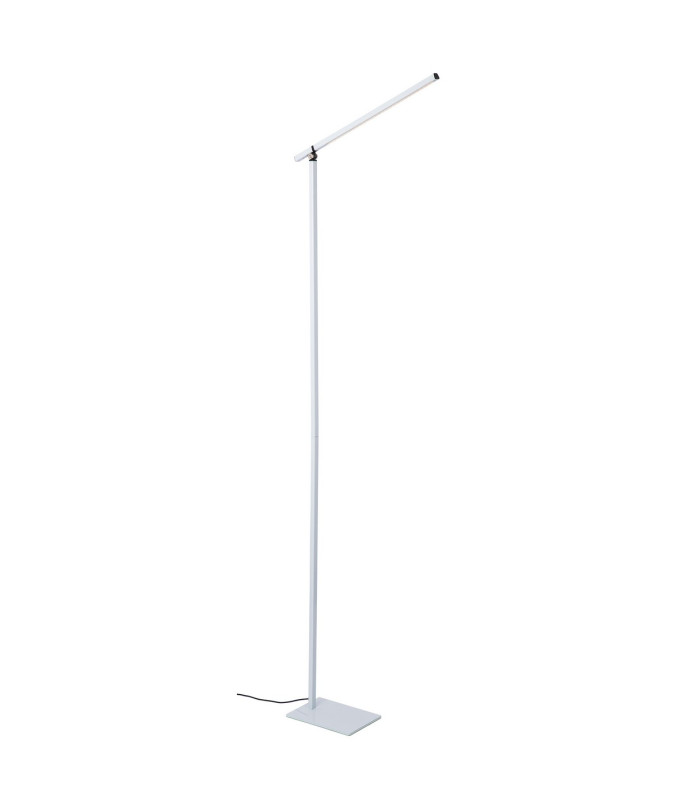 Marek LED Integrated Floor Lamp White Glossy LED 3000K