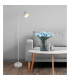 Jason Task Floor Lamp White 1x E14-3