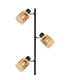 Mali Multi Arm Floor Lamp Matt Black 3x E14-3