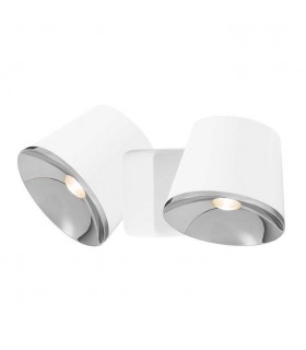 Integrated LED Wall / Ceiling Light Chrome, White - 1