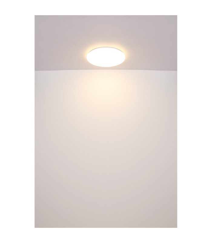 Eclypse Flush Ceiling Light White LED 3000K-5