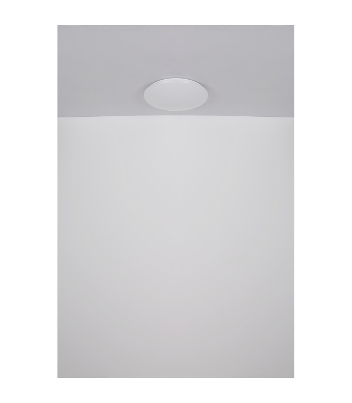 Eclypse Flush Ceiling Light White LED 3000K-6