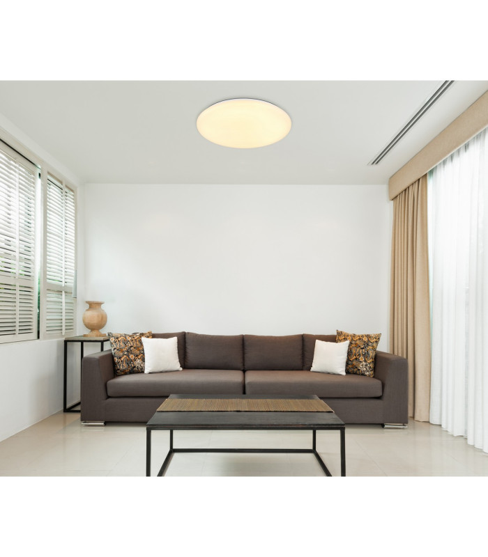 Eclypse Flush Ceiling Light White LED 3000K-7