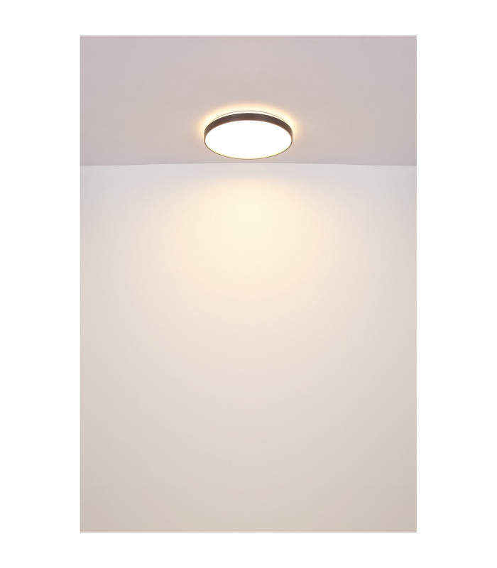 Eclypse Flush Ceiling Light Black LED 3000K-5