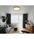 Eclypse Flush Ceiling Light Black LED 3000K-7
