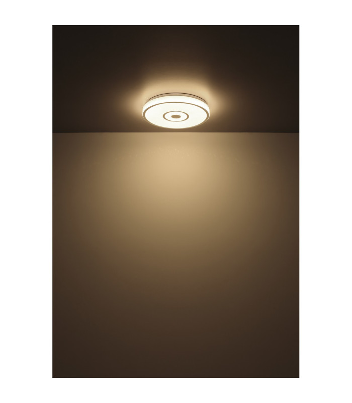 Astania Decorative Flush Ceiling Light White LED 4000K-4