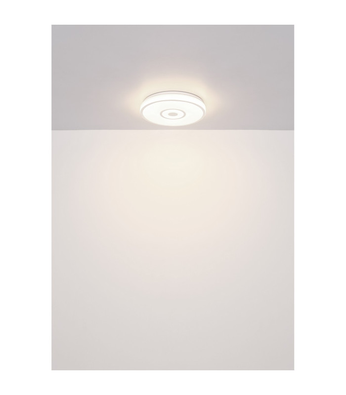 Astania Decorative Flush Ceiling Light White LED 4000K-5