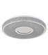 Astania Decorative Flush Ceiling Light White Center Tunnel Effect Crystal Sand LED 3000K-2