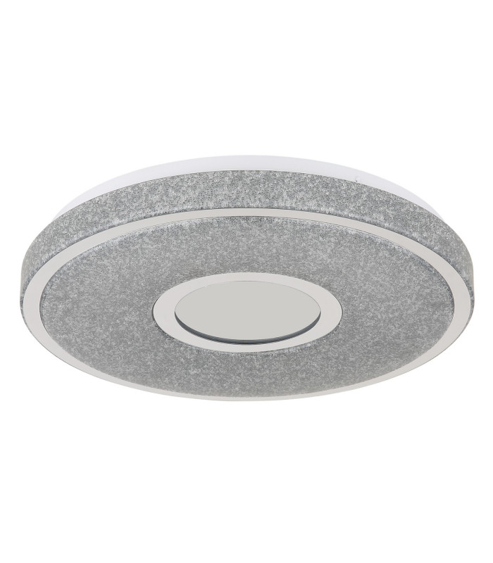 Astania Decorative Flush Ceiling Light White Center Tunnel Effect Crystal Sand LED 3000K-2