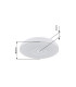 Astania Decorative Flush Ceiling Light White LED 3000K-9