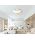 Liami Decorative Flush Ceiling Light White LED 2700-6500K-7