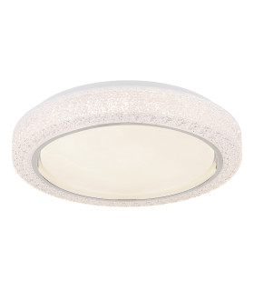 Liami Decorative Flush Ceiling Light White LED 4000K-1