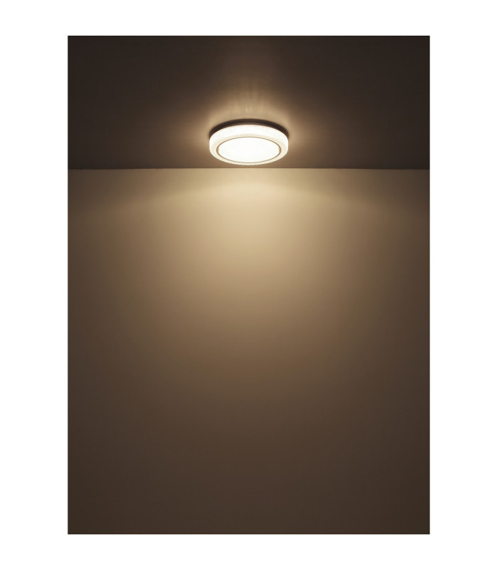 Liami Decorative Flush Ceiling Light White LED 4000K-5