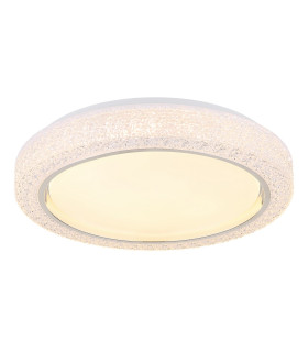 Liami Decorative Flush Ceiling Light White LED 3000K-1