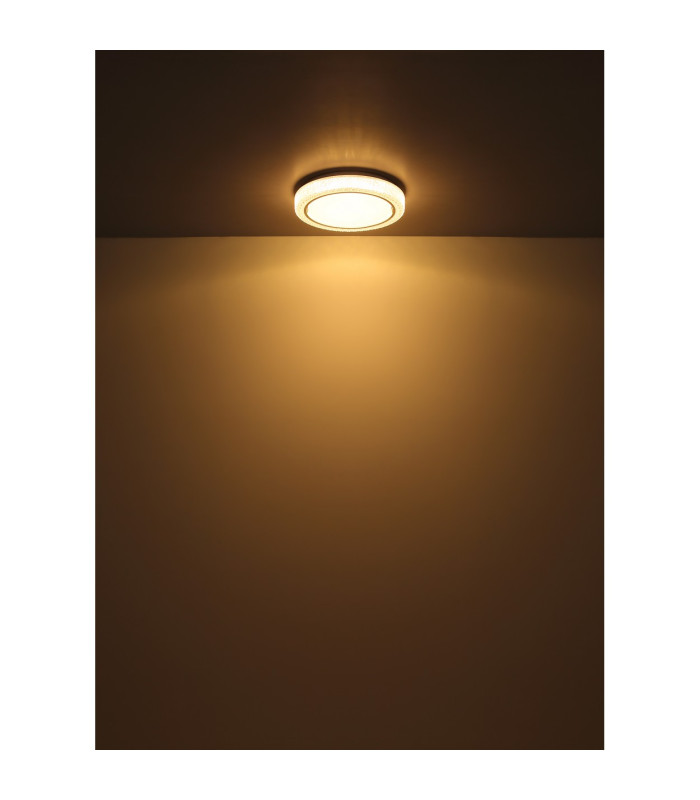 Liami Decorative Flush Ceiling Light White LED 3000K-5