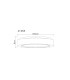 Liami Decorative Flush Ceiling Light White LED 3000K-9
