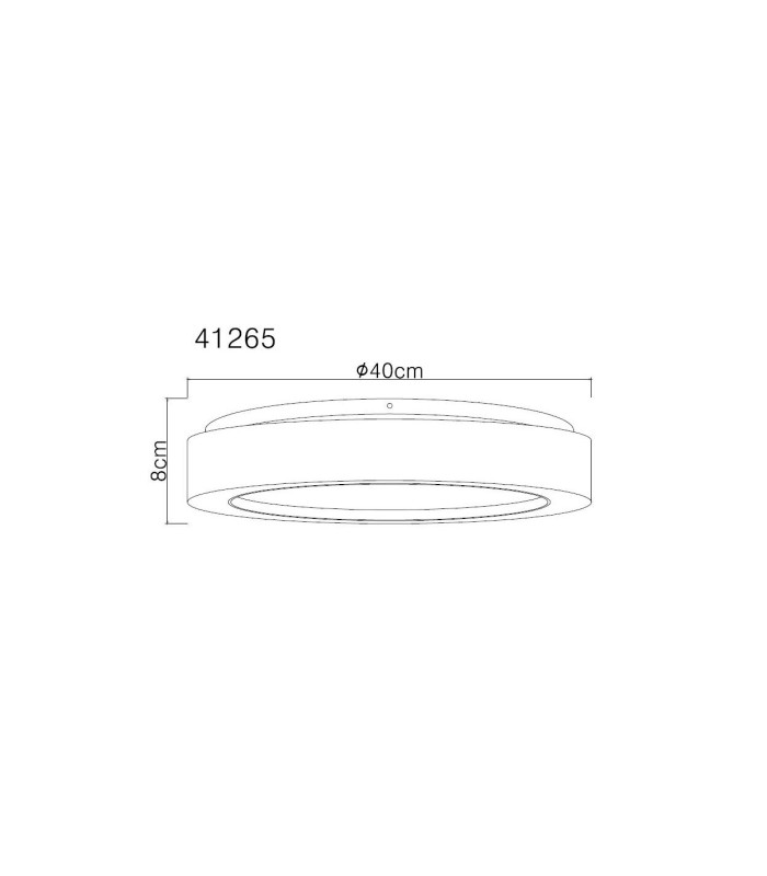 Liami Decorative Flush Ceiling Light White LED 3000K-9