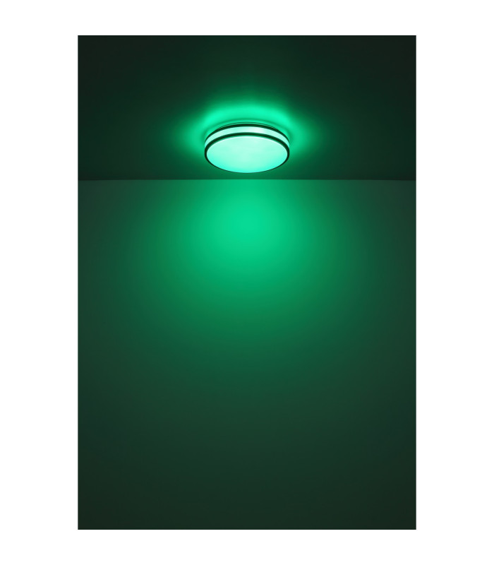 Betha Flush Ceiling Light White LED Dimmable 2700-6000K Remote Control-11