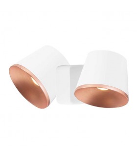 Integrated LED Wall / Ceiling Light White, Copper - 1