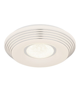 Pillo Decorative Flush Ceiling Light White LED Dimmable 2700-6500K Remote Control-1