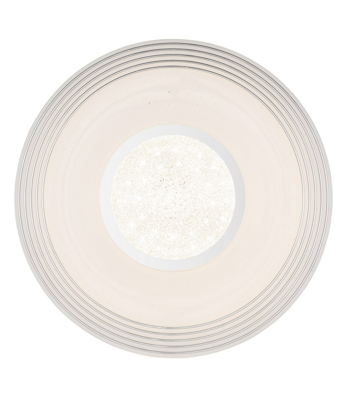 Pillo Decorative Flush Ceiling Light White LED Dimmable 2700-6500K Remote Control-3