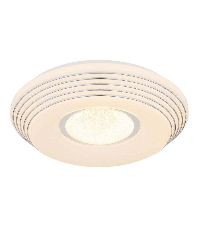 Pillo Decorative Flush Ceiling Light White LED Dimmable 2700-6500K Remote Control-4
