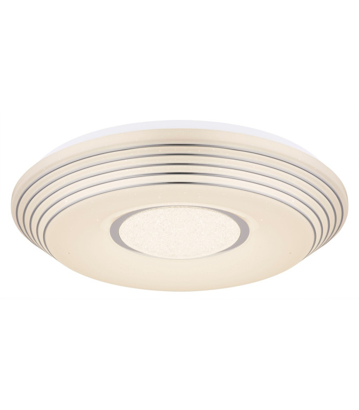 Pillo Decorative Flush Ceiling Light White LED Dimmable 3000-6000K Remote Control-1