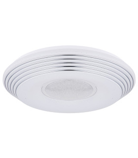 Pillo Decorative Flush Ceiling Light White LED Dimmable 3000-6000K Remote Control-2